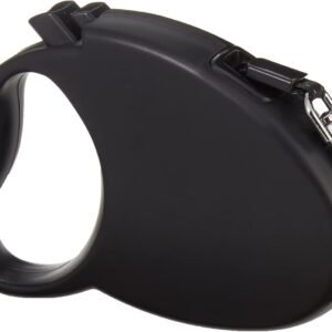 Retractable Pet Leash, for Dogs under 44 lbs, Locking Mechanism, Small - 16ft, Black