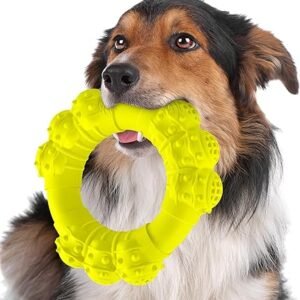 Indestructible Dog Chews - Super Duty Chew Toys for Aggressive Dogs, Puppy Teething Relief & Interactive Play